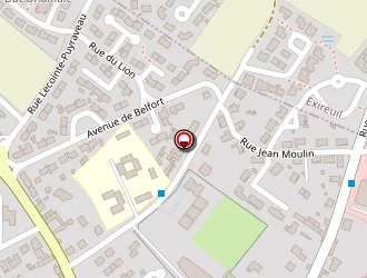 Carte de Stade Denfert Rochereau à Saint-maixent-l'école