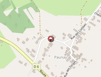 Carte de Rodrigue Noël à Saivres