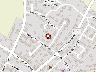 Carte de Cheval Blanc à Rouillé