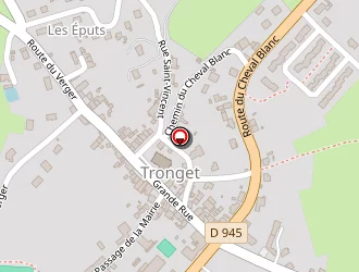 Carte de Petit Casino à Tronget