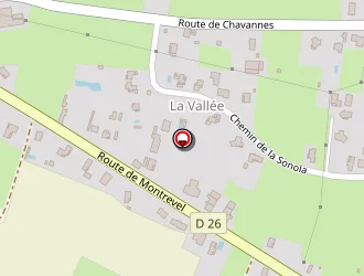 Carte de Lorrtec à Pont-de-vaux