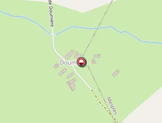 Carte de De Doumieres (gaec) à Mesples
