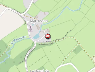 Carte de Sèvre Et Belle à Augé