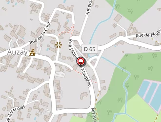 Carte de Auzélec à Auzay