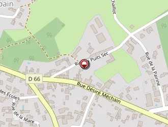 Carte de Agence Postale à Saint-pompain