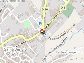 Carte de Tab à Saint-benoît-du-sault