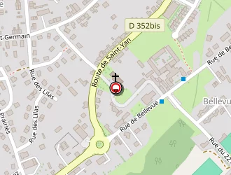 Carte de Association Cite Bellevue à Paray-le-monial