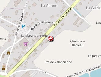 Carte de Super U à Saint-benoît-du-sault