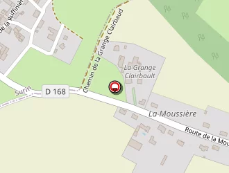 Carte de Chaigne Bertrand à Sainte-ouenne