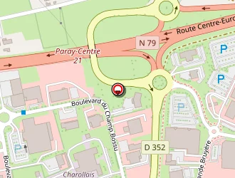 Carte de Intermarché Super à Paray-le-monial