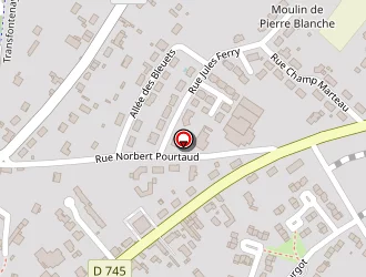 Carte de Fort Hervé à Fontenay-le-comte