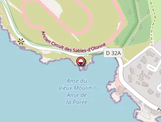 Carte de Le Refuge Discothèque à Château-d'olonne