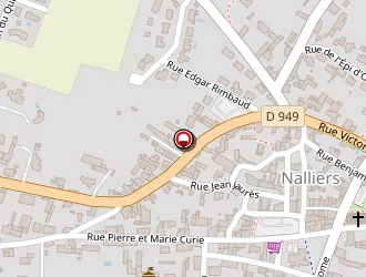 Carte de La Poste à Nalliers