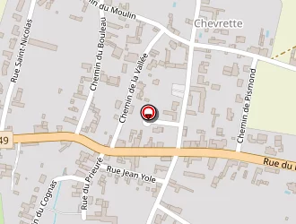 Carte de Allétru Bernard à Nalliers