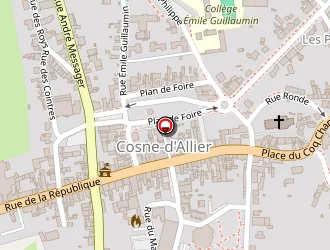 Carte de Pasquet Vincent à Cosne-d'allier