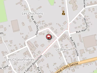 Carte de Menuiserie Perchat à Cosne-d'allier