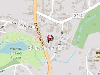 Carte de Le Jardin D Elise à Roches-prémarie-andillé