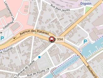 Carte de Transfluveuro à Digoin