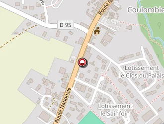 Carte de La Poste à Coulombiers