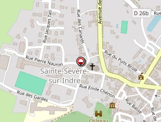 Carte de La Poste à Sainte-sévère-sur-indre