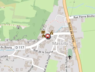 Carte de Dumoulin Claire à Massilly