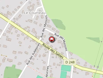 Carte de Boulodrome à Digoin