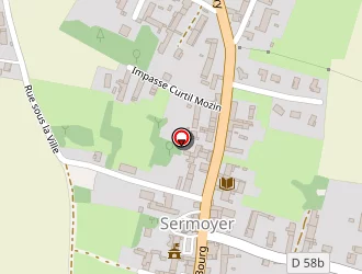 Carte de La Poste à Sermoyer