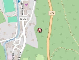 Carte de Les Forges De La Doye à Rousses (les)