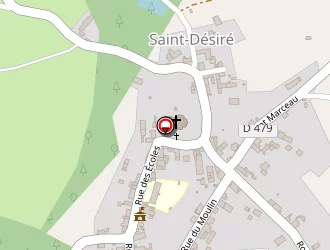 Carte de La Poste à Saint-désiré