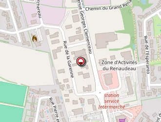 Carte de Centre De Secours à Moutiers-les-mauxfaits