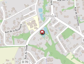 Carte de Complexe Sportif à Poiroux