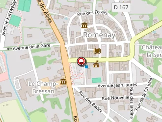 Carte de Carrefour Contact à Romenay