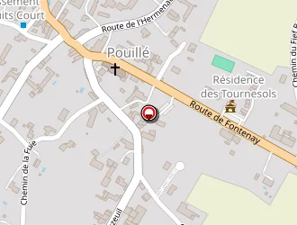 Carte de Agence Postale Communale à Pouillé