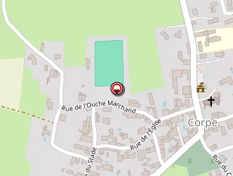 Carte de La Martinière à Corpe