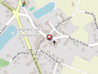 Carte de Les 3 Etangs à Leignes-sur-fontaine