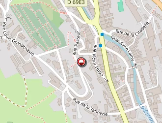 Carte de Dalkia à Morez