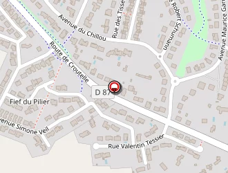 Carte de Lamoureux à Ligugé