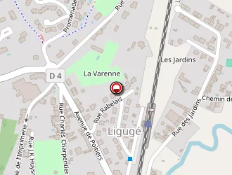 Carte de Coeuret Agnès à Ligugé