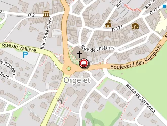 Carte de Salle Polyvalente à Orgelet