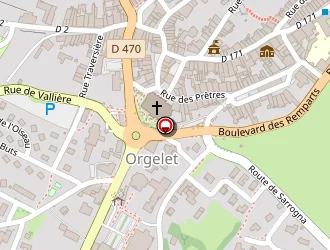 Carte de Clavel Frédérique à Orgelet