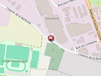 Carte de Stade Municipal à Orgelet