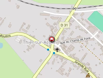 Carte de Cantat Daniel à Thiel-sur-acolin