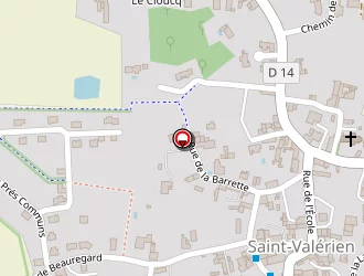 Carte de Ecole Publique à Saint-valérien