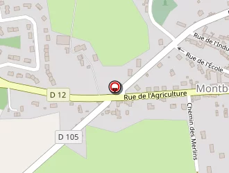 Carte de La Poste à Montbeugny