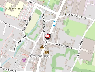 Carte de Sublim Coiff à Cousance