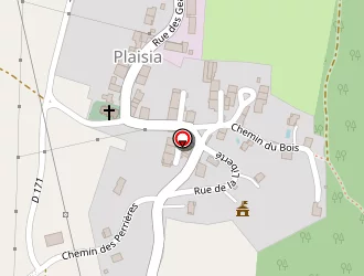 Carte de Pernot Hubert à Plaisia