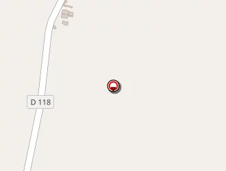 Carte de Chambres D'hôtes Lortet à Béthines