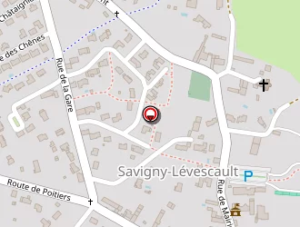 Carte de Le Savinois à Savigny-lévescault