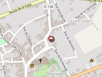 Carte de Salle Polyvalente à Souvigny