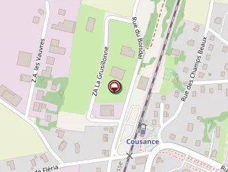 Carte de Restaurant De La Gare à Cousance